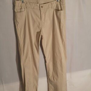 2 / $30.00 - Powder Blu Ladies Size 11-12 Beige Straight Legs Casual Pants